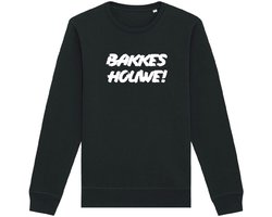 BAKKES HOUWE SWEATER - S, Zwart