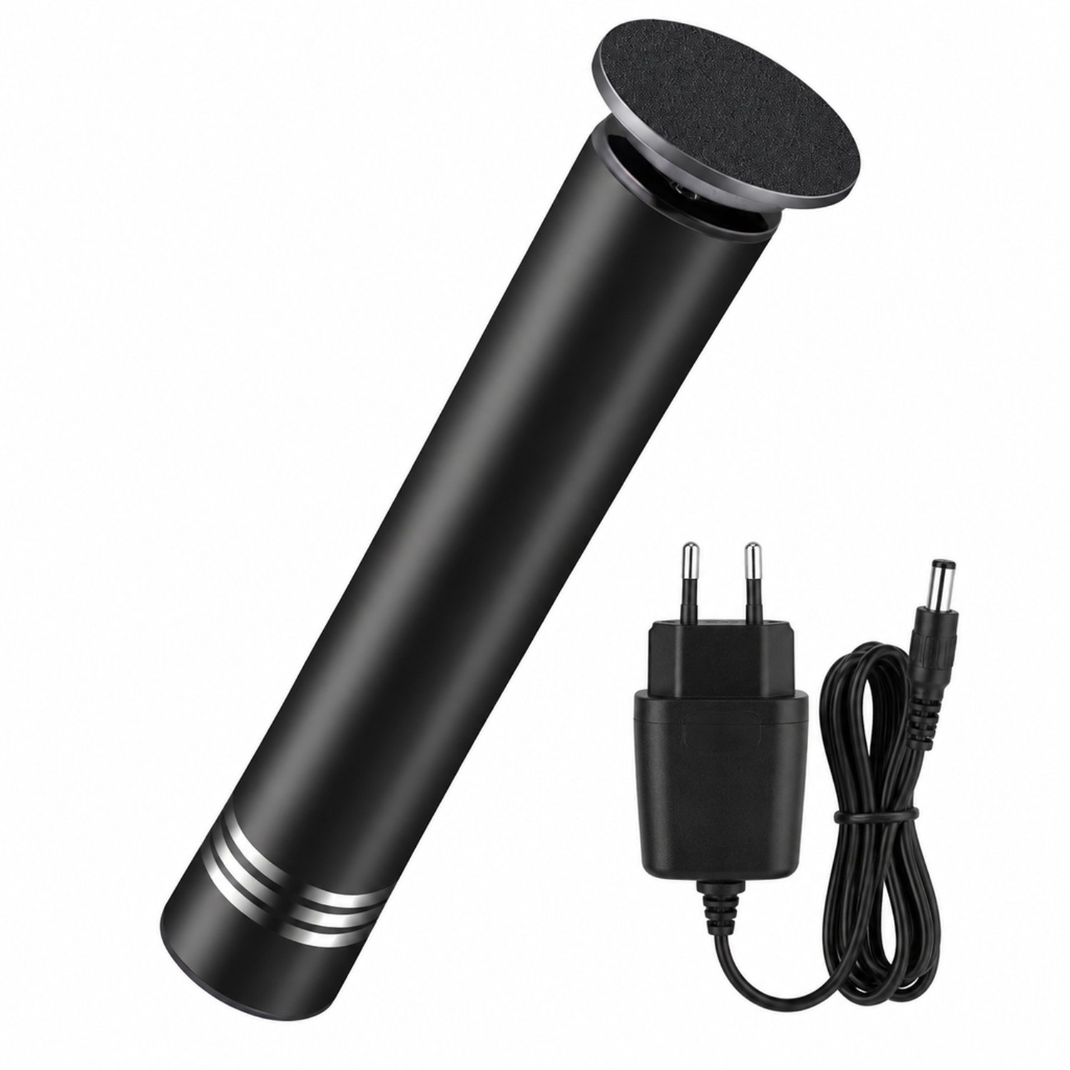elektrische nageltrimmer - stekkermodel - voor het verwijderen van dode huid en eelt en het vijlen van nagels - voor dagelijks, thuis en commercieel gebruik - zwart