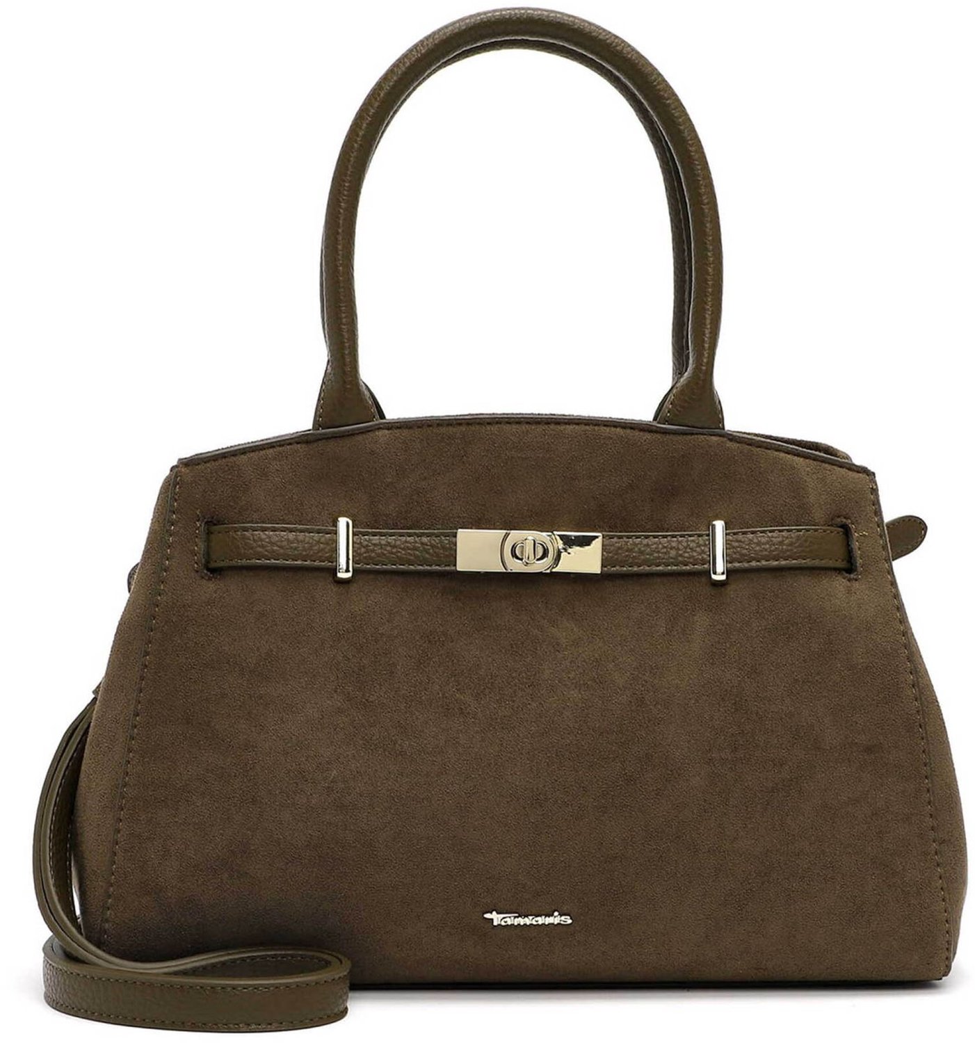 Tamaris schoudertas Martina Cityshopper Oliv groengrijs