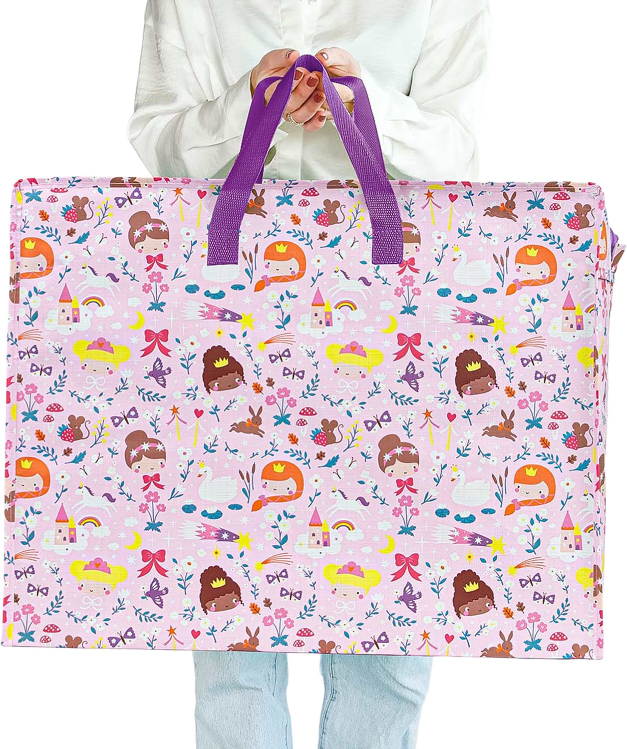 A Little Lovely Company XL Opbergtas - Princesses