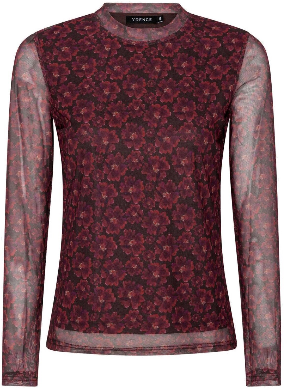 Ydence Top Top Willemijn Fs2651 Burgundy Flower Dames Maat - XXL