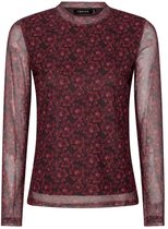 Ydence Top Top Willemijn Fs2651 Burgundy Flower Dames Maat - XXL