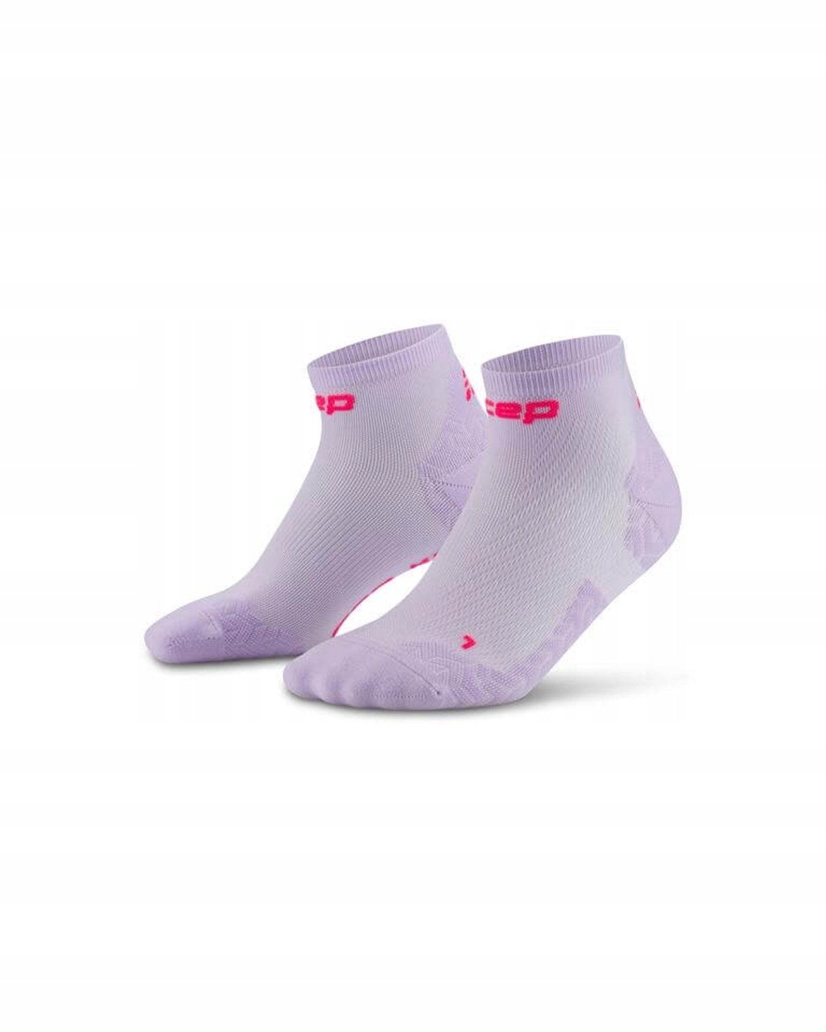 CEP Core Ultralight Low Cut Compressie Sokken Heren Ademend & Sneldrogend Roze