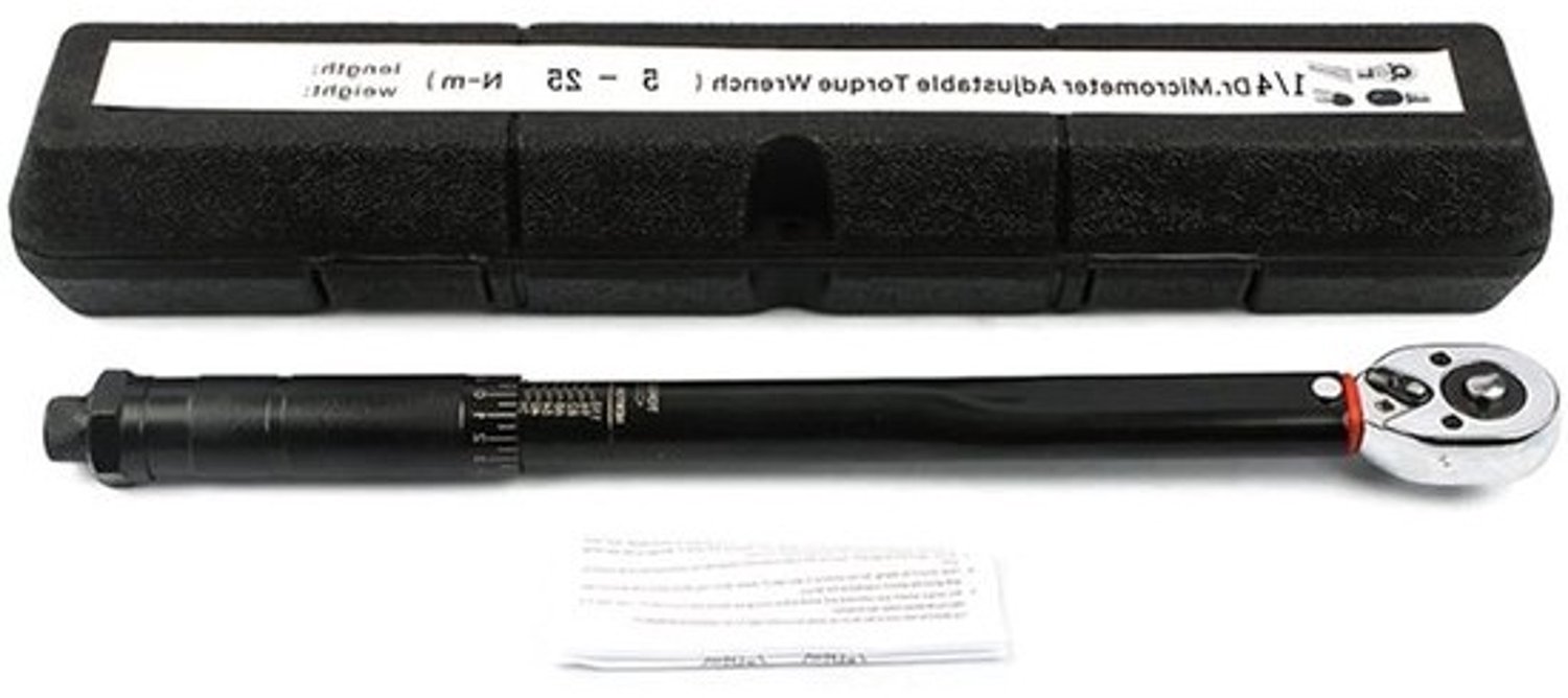 Momentsleutel, 2-210 NM - Tweeweg nauwkeurige ratchetsleutel - Reparatiesleutel - Key Square Drive Torque Wrench - Auto fiets motor (5-25Nm)