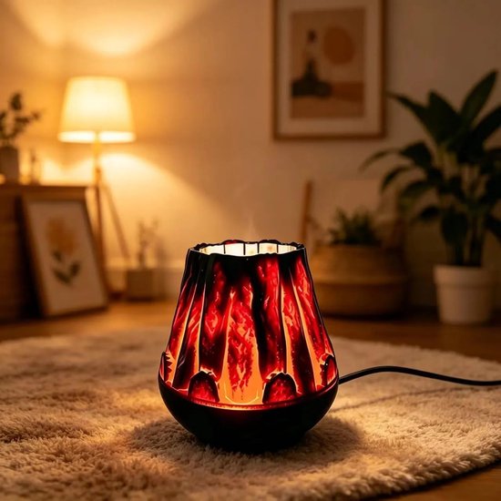 Halloween Projector Lamp met Sneeuwpop Patroon - 3D Vuurhaard Nachtlampje - HD Patroon Projectie - LED Sfeerlamp voor Slaapkamer, Woonkamer en Feestdecoratie — afbeelding 5