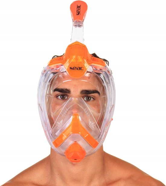 Volledig gezichtsmasker snorkel 180° anti-condens S/M