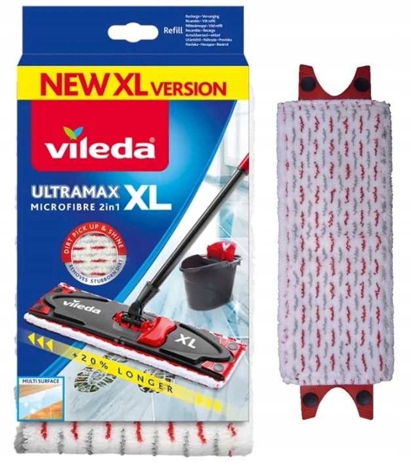 Vileda Ultramax XL & Ultramat TURBO XL Mop Opzetstuk
