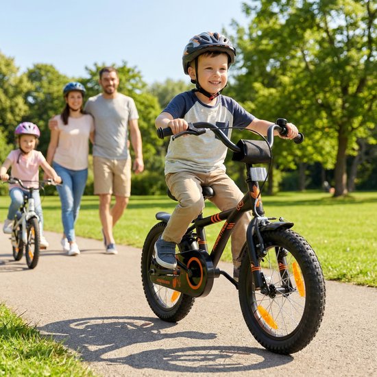 Kinderfiets 16 inch - Jongensfiets / Meisjesfiets - Vanaf 4-5 jaar — afbeelding 4