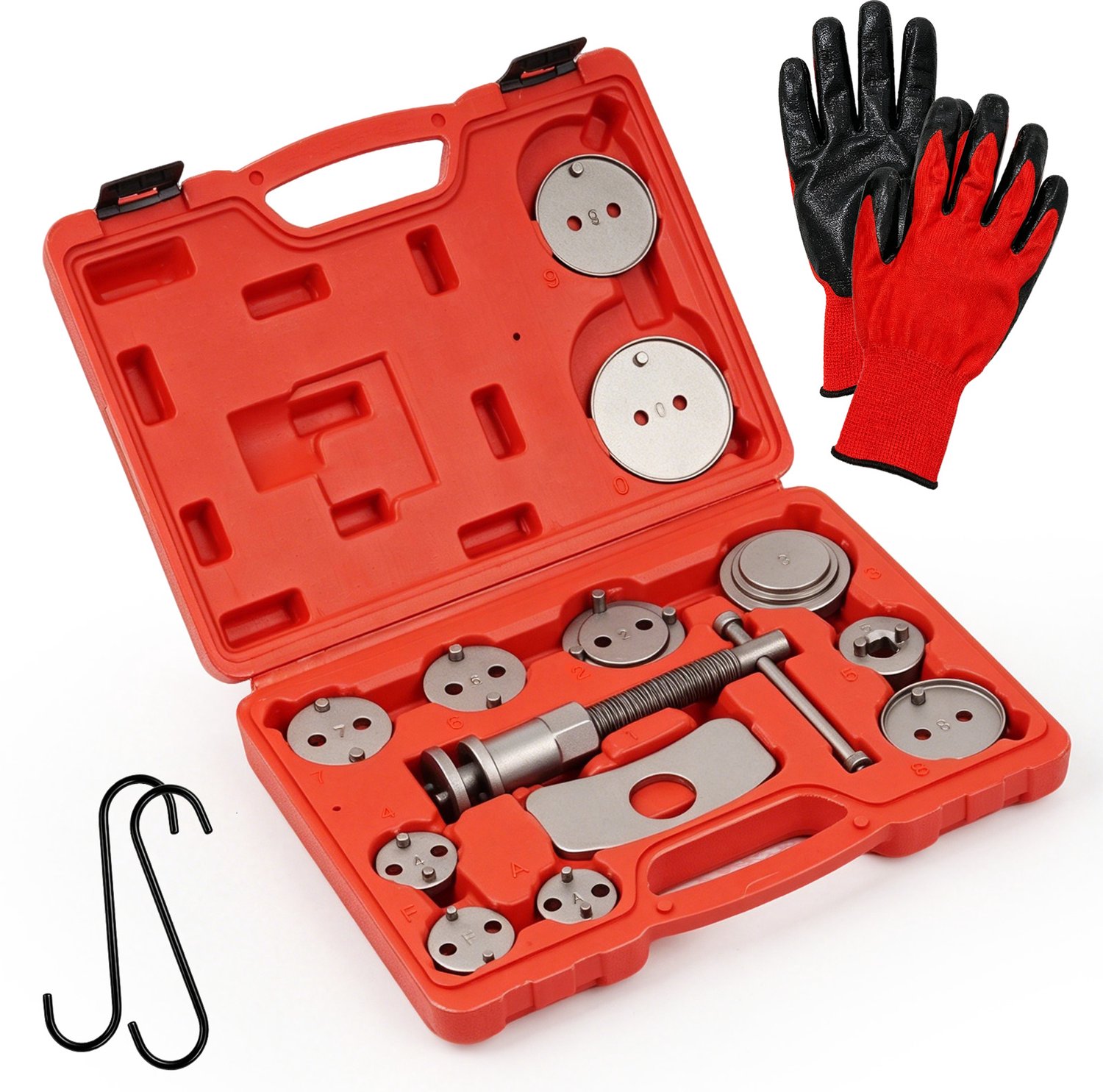 Arvioo-Remklauw terugstel set-13 delig-universeel-voor schijfremzuigers