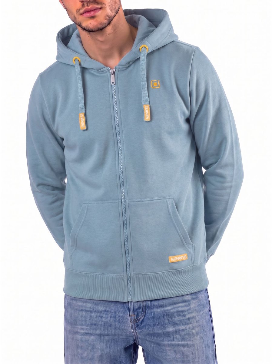 riverso Heren Sweatjack RIVNoah regular fit Veelkleurig S Volwassenen Hoodiejacket - Sweatvest