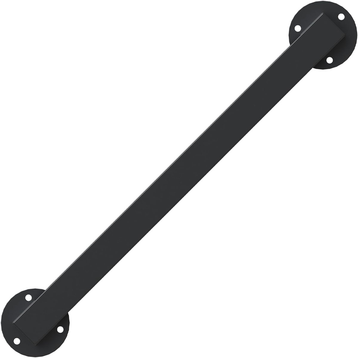 60cm Zwart Handloop, Treppenhandläufe Eisen | Handicapped en oudere mensen veiligheid schuifvaste trap handloop,voor badkamer toiletten Indoor Outdoor handloops