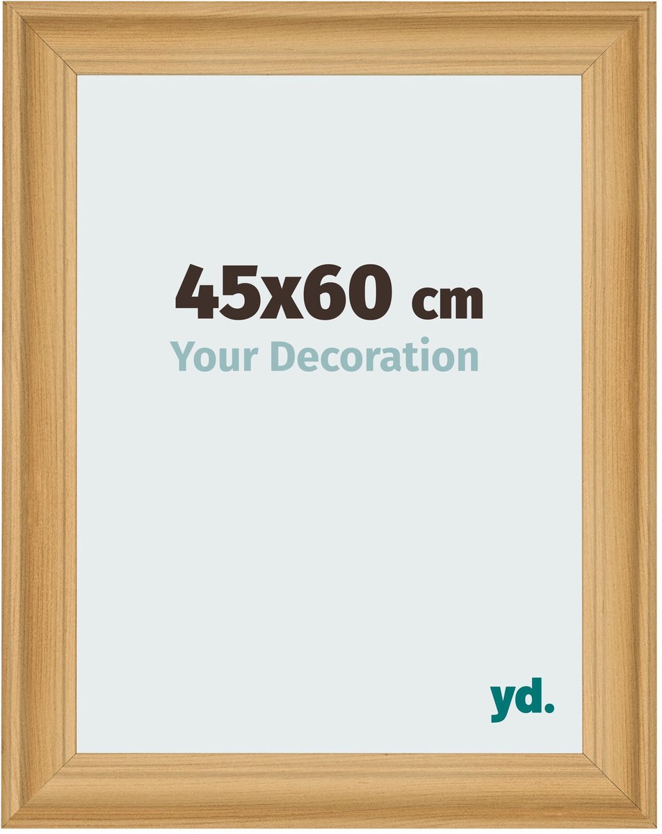 yd. Your Decoration - Fotolijst 45x60 cm - MDF - Dennen Houtnerf - Lazio