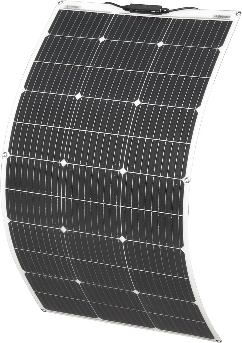 100W Flexibele Zonnepaneel Zonnepanelen ​zijn geschiktvoor outdoor Zonne generatoren, mobiele lithiumbatterijen, camper camping, jachtboot,outdoor avontuur