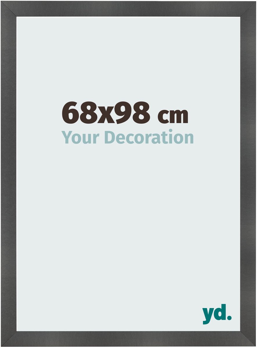 yd. Your Decoration - Fotolijst 68x98 cm - MDF - Zwart Mat - Pisa