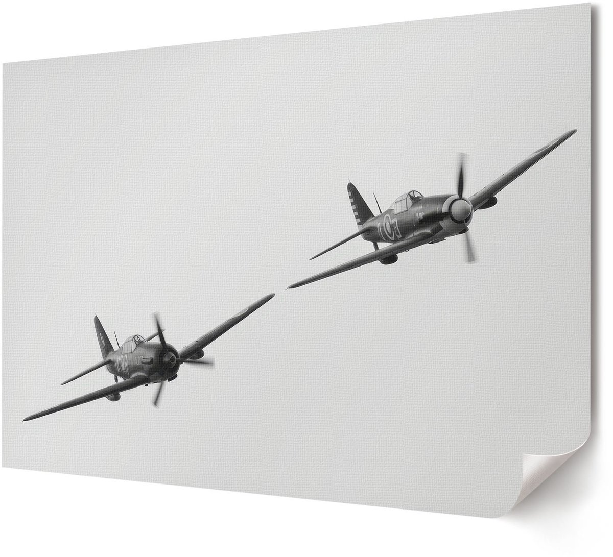 Coloray Polycanvas Wandposter - Wees Gewoon Jezelf., Typografie - A4 - Wit Motief - Rechthoek - Interieurdecoratie - Woonkamer, Slaapkamer, Kantoor - Modern