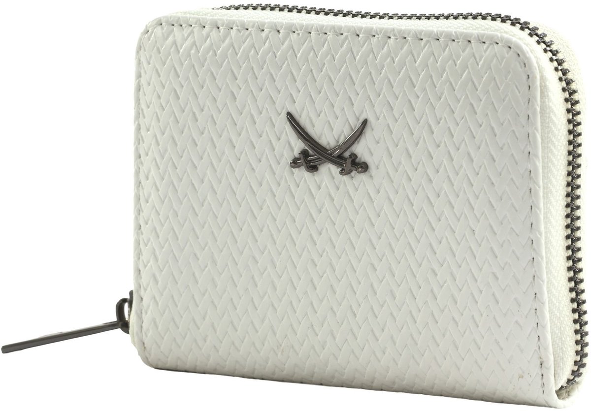 Sansibar kaarthoes Zip Wallet White wit