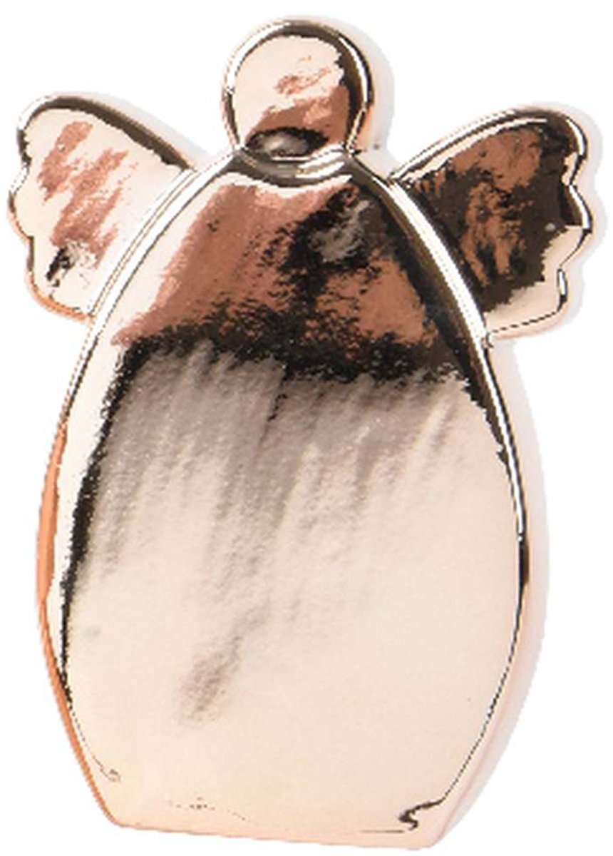 Kaemingk kerstengel porselein zandkleurig glanzend 21 cm