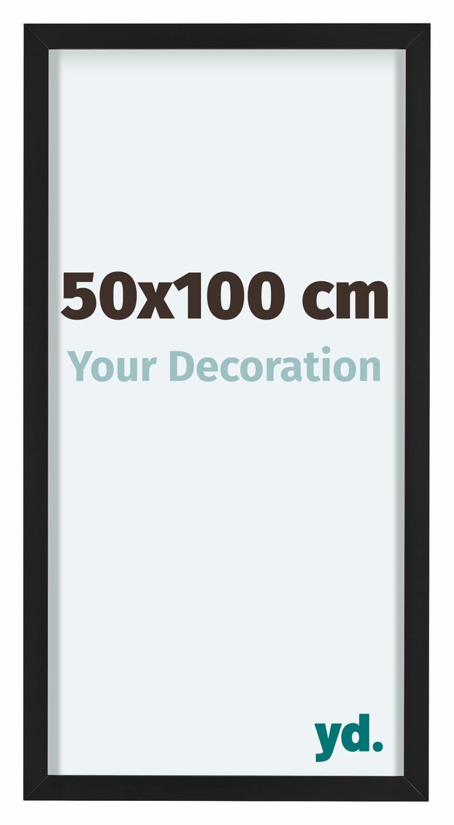 yd. Your Decoration - Fotolijst 50x100 cm - Aluminium - Zwart - Virginia