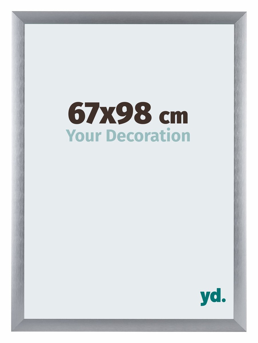 yd. Your Decoration - Fotolijst 67x98 cm - Aluminium - Zilver Geborsteld - Tucson