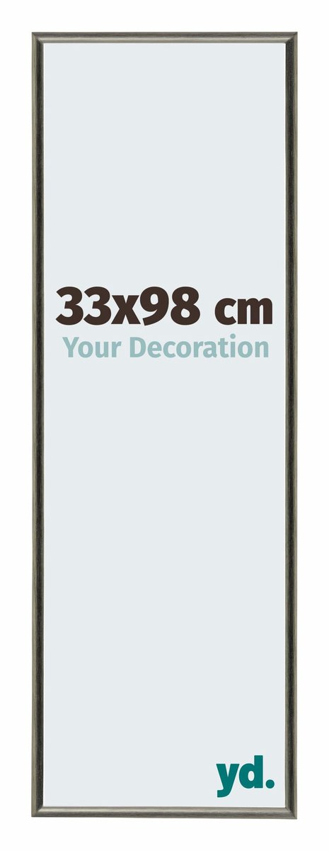 yd. Your Decoration - Fotolijst 33x98 cm - Aluminium - Mercury Structuur - New York