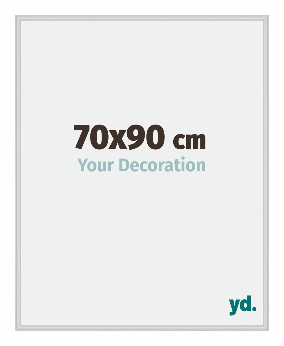 yd. Your Decoration - Fotolijst 70x90 cm - Aluminium - Zilver Mat - Miami