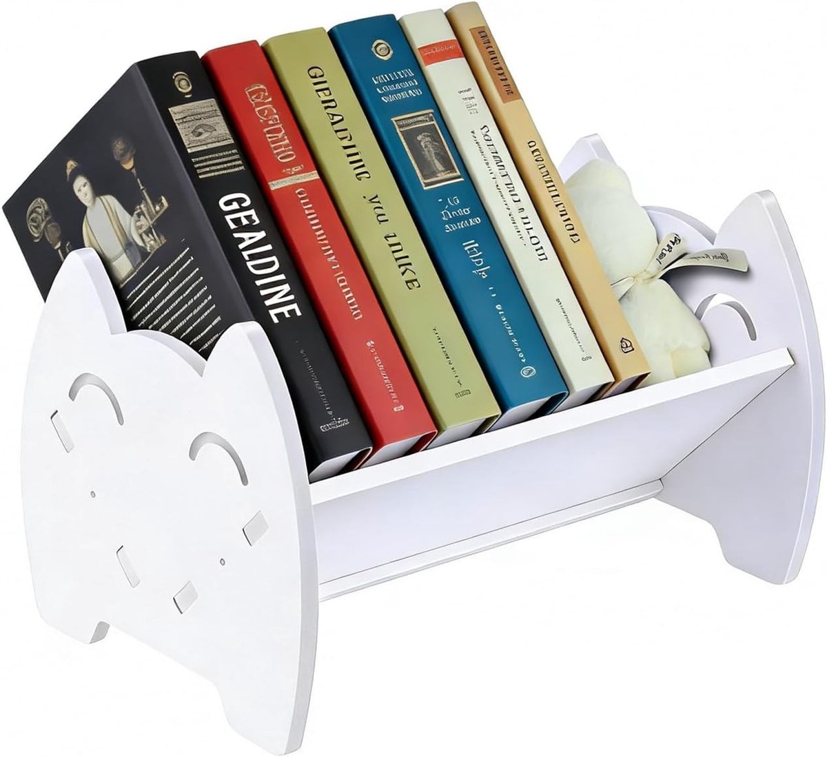 Compacte Boekenkast voor Kinderen, Mini Boekenstandaard, Boekorganizer voor Speelkamer en Kleuterschool (32 x 21,5 x 19,5 cm) - Ideaal voor Opberging en Organisatie van Kinderboeken