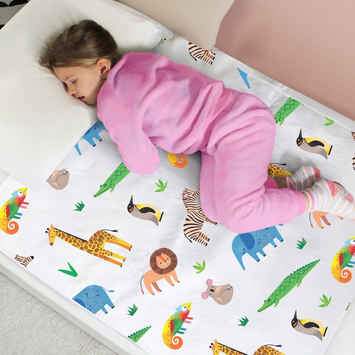 Hygge Sheets Waterdichte Matrasbeschermer voor Kinderen – Wasbaar en Sterk Absorberend – Met Instopbare Zijkanten – - ShopVlot