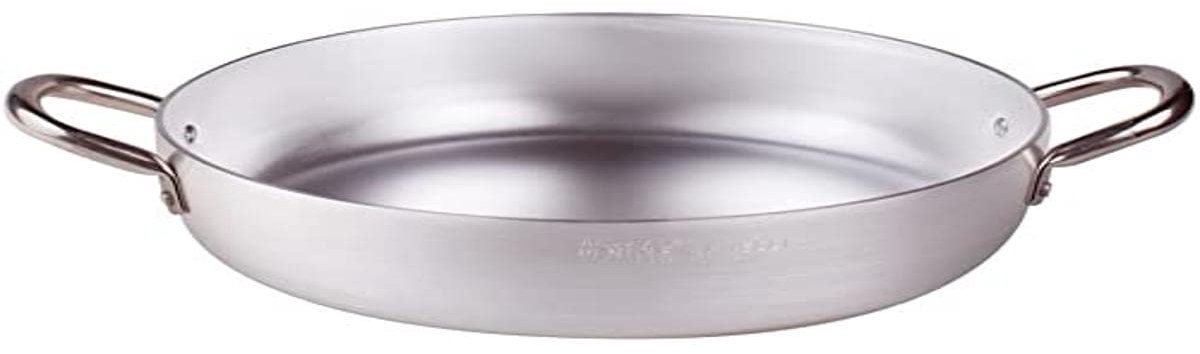 Pentole Agnelli Pan Aluminium 2 handgrepen, roestvrij staal 38 cm - ShopVlot