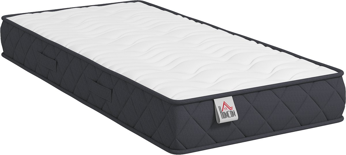 Matras 90x190 - 20cm dik - Matras van traagschuim - Gemiddeld hardheid - Oeko-Tex gecertificeerd