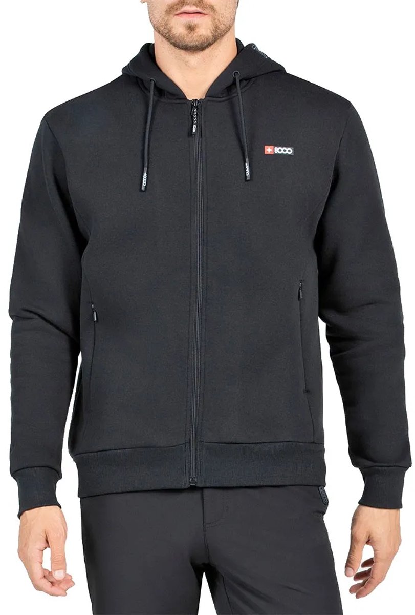 +8000 Almaz Sweatshirt Met Rits Zwart 2XL Man