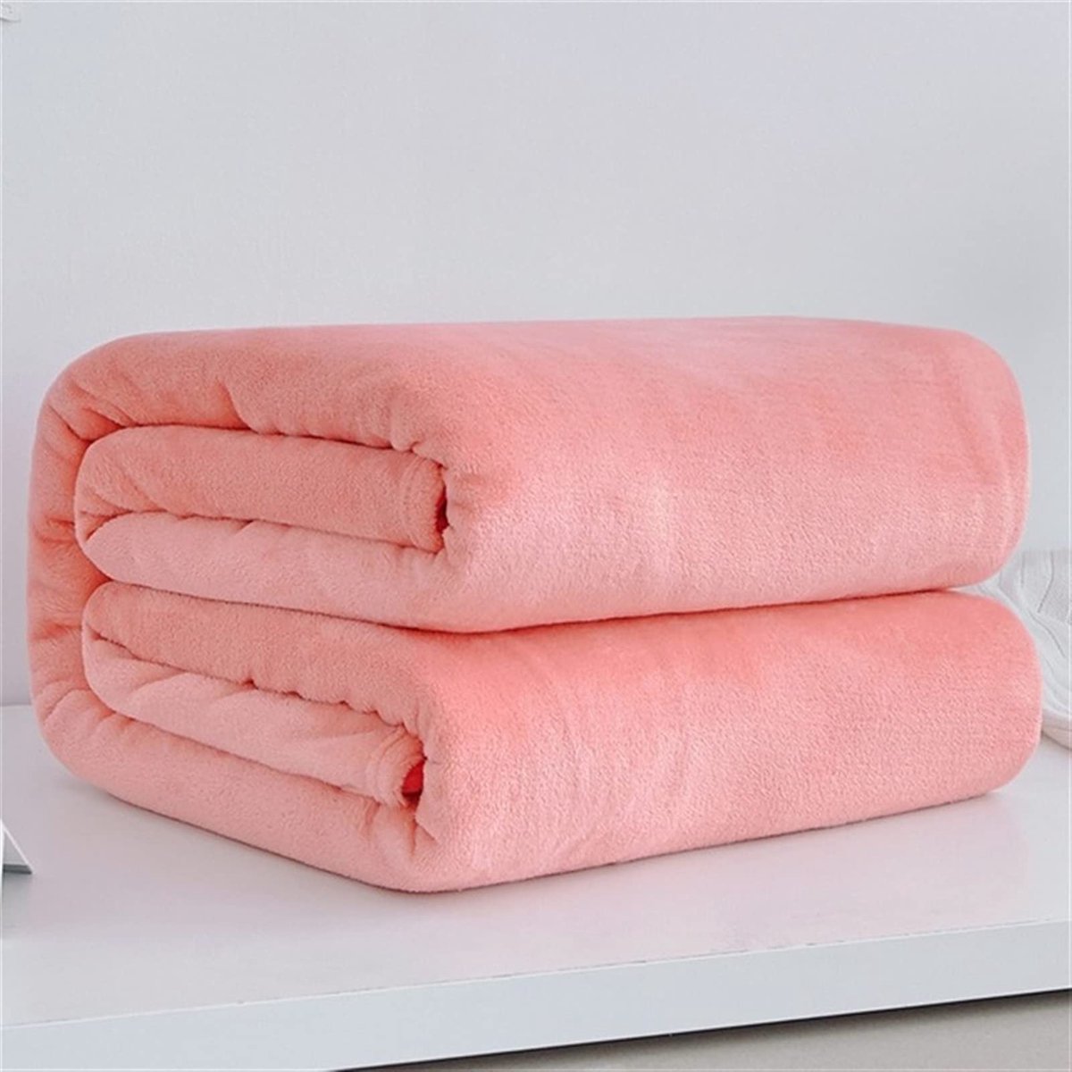 warme koraal fleece flanel dekens for bedden faux nertsen gooien effen kleur sofa cover bedsprei winterplaid dekens Zachte deken (Color : L, Size : 120x200cm 47x78inch)
