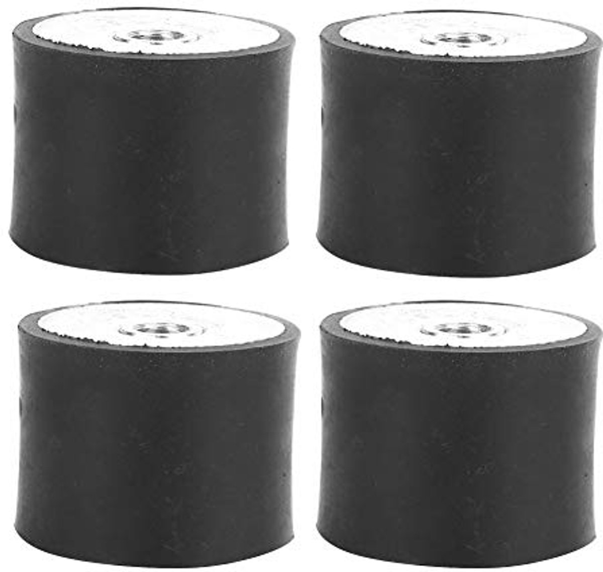 4 STKS Niet-giftig Cilindrische Antitrillingisolatiebeugel, Rubberen Lager Antitrilling Coil Isolator Demper (DD40 * 30 M10)