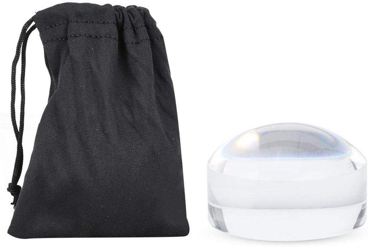 8X Dome-vergrootglas, hoogwaardige optische lens voor lezen en schrijven