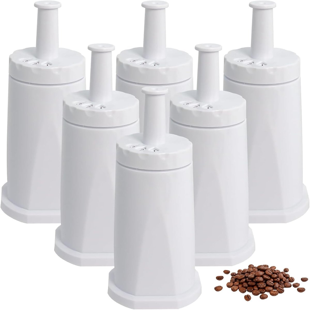 Sage Barista Express waterfilter, 6 stuks | Compatibel met Sage waterfilter vervanging voor SES008 SES810 SES875 SES880 SES920 SES980 SES990