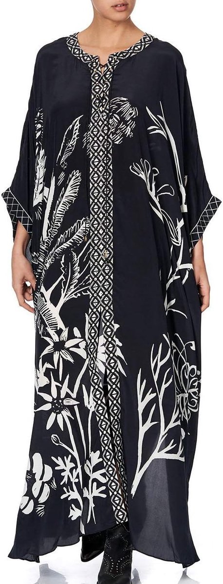 Boho Lange Maxi Kaftan Ruime Loungewear Oversized Strandjurk Cover Ups Gewaden