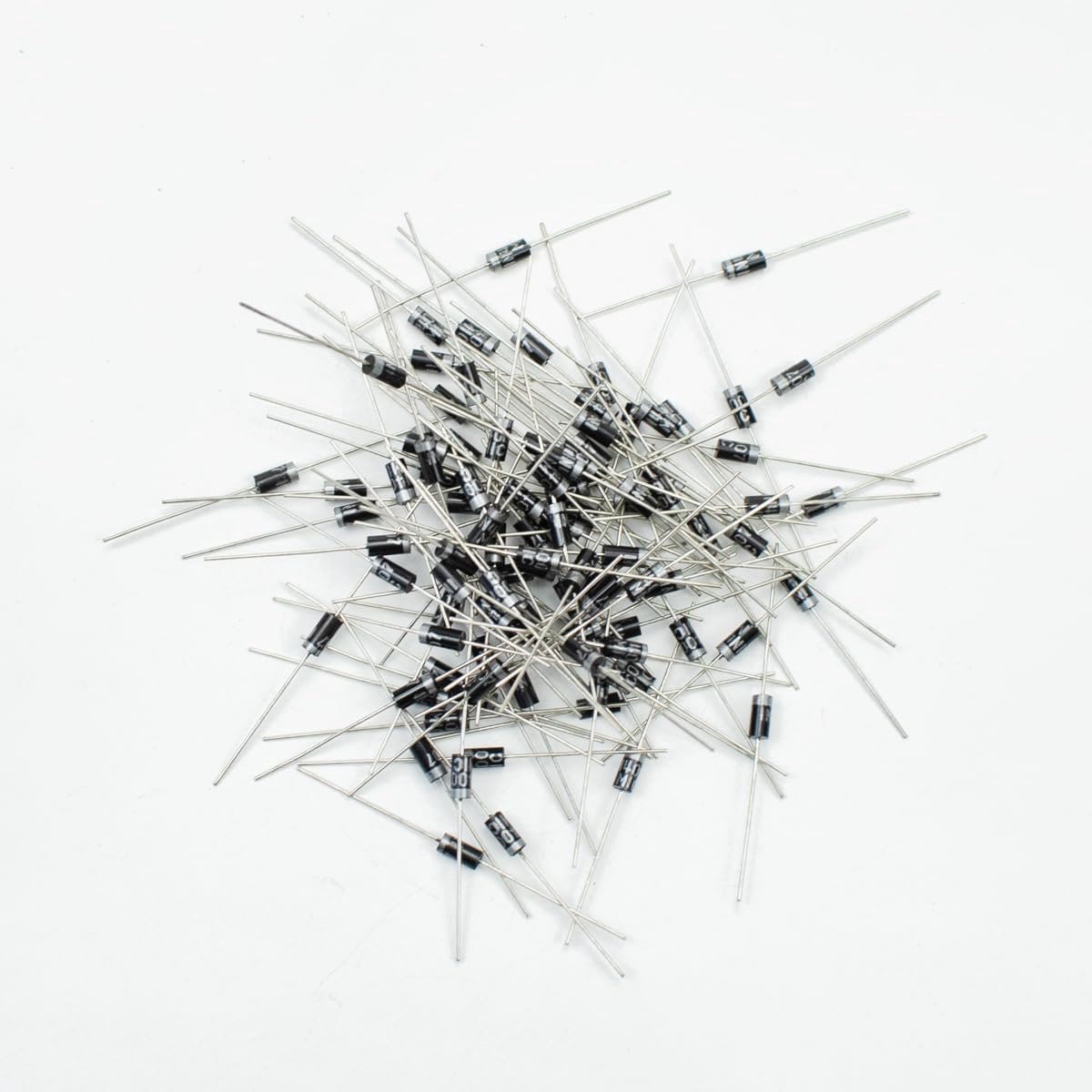 30Pcs 1N5404 Gelijkrichterdiodes voor algemeen gebruik Silicium Gelijkrichters, 3A, 400V Silicium Gelijkrichter Diodes