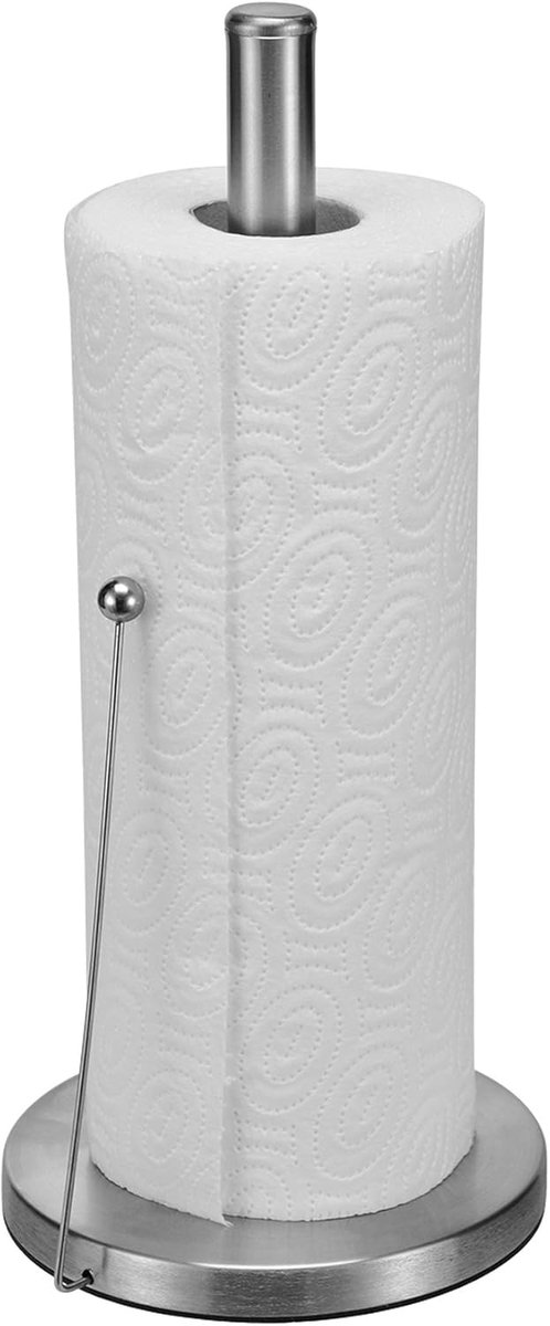 Dailygoods- Keukenrolhouder roestvrij staal - Keukenpapier Houder - Keukenrolhouder Hangend - Keukenrolhouder Staand - Keukenrolhouder Zelfklevend - Organiseer papieren handdoeken