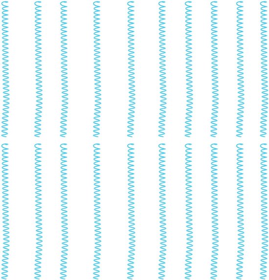 Dailygoods- Spiraalbindende Spoelen 20 Stuks - 30 Vel Capaciteit - ABS Kunststof - Professionele Oplossing - Slijtvast - Roestcorrosieweerstand - Bindringen — afbeelding 3