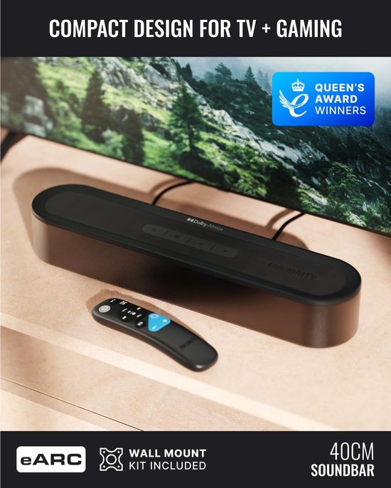 Soundbar Systeem - Home Cinema - Film Avond - 5.1 Atmos Geluid - 40.5 cm - Zwart — afbeelding 5