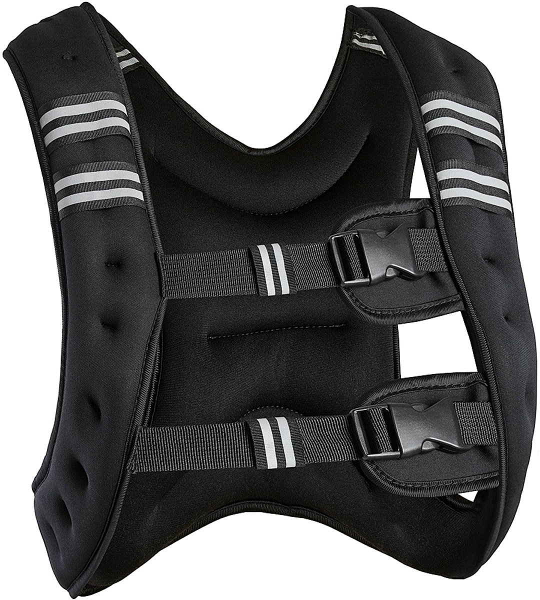 M-Goods Gewichtsvest 10 kg - Weighted Vest - Trainingsvest - Ergonomisch Design - Zwart
