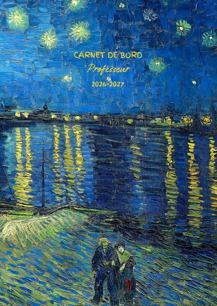 Carnet de bord professeur: Planning annuel, agenda semaine sur 2 pages, calendrier et vacances scolaires, 20 double - ShopVlot