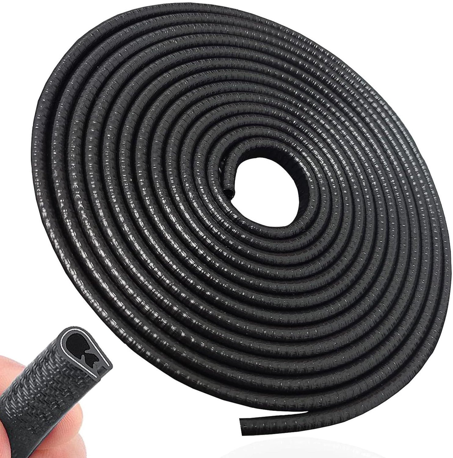10m Zwarte Rubber Deurrandbescherming voor Auto