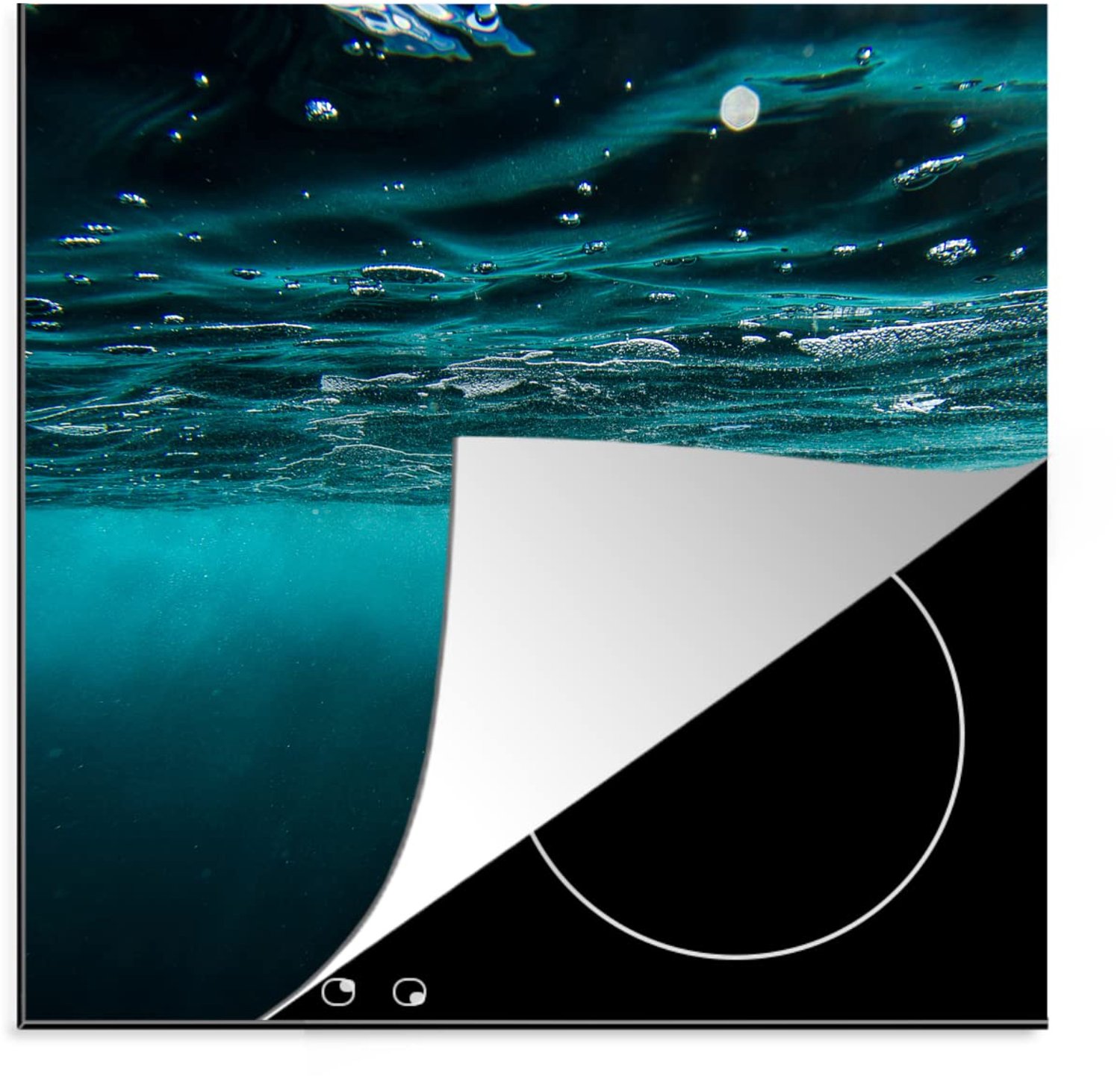 Induction Protector - Luxe Inductiemat met Onderwater Themapatroon