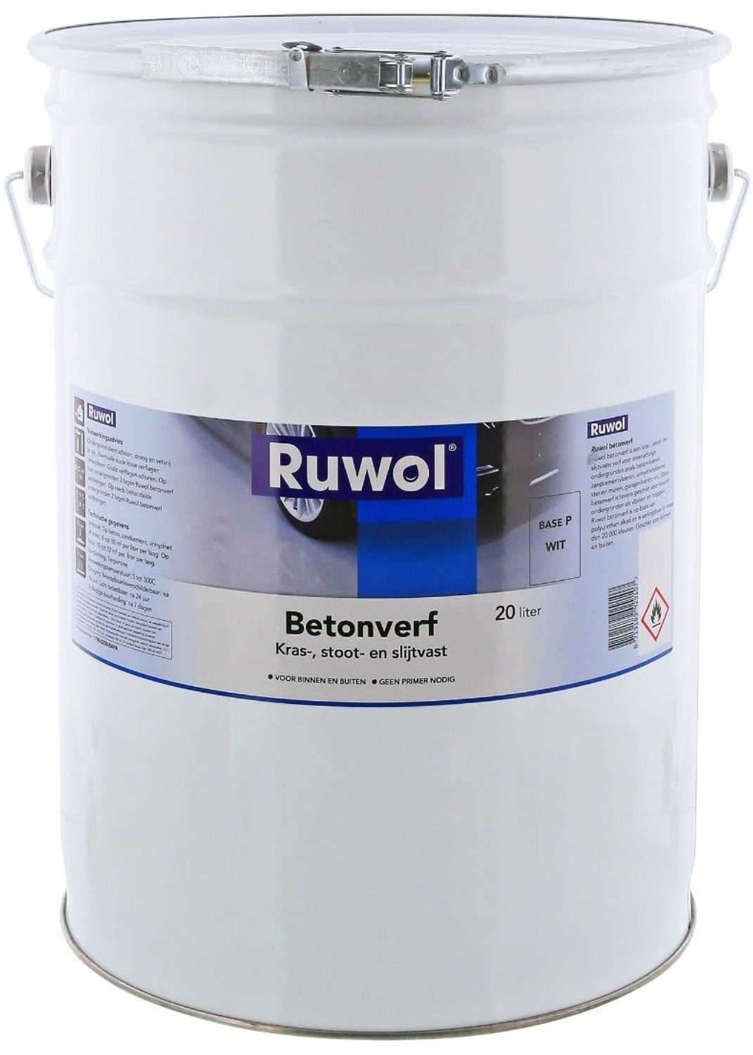Betonverf Zwart (RAL 9005) 20 liter