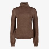 TwoDay dames coltrui met lichte glans bruin - Maat S