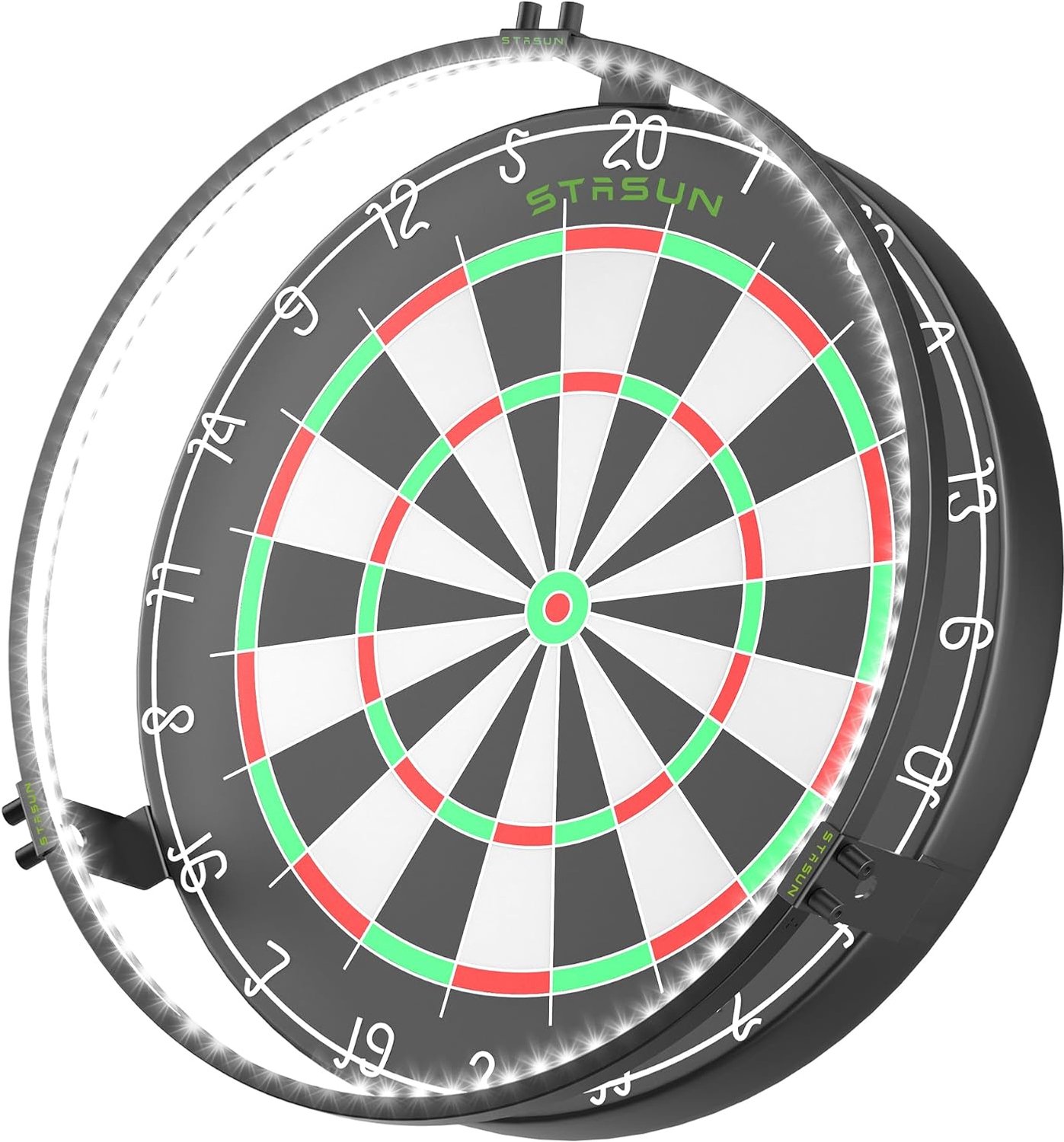 Dartbord LED-verlichting 360° - Dimbaar 10-100% - 12W Daglicht Wit 6500K - Magnetische Montage - Schaduwloos - Dartlamp