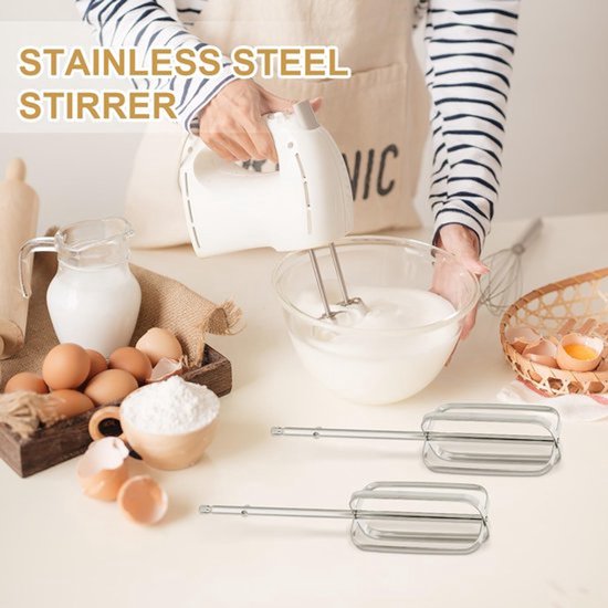 2 St Handmixer Kloppers Opzetstukken, Roestvrij Staal Handmixer Vervangende — afbeelding 5
