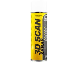 RvK 3D Scan Spray Wit Matt 500ml voor Verbeterde Contrast Scanning