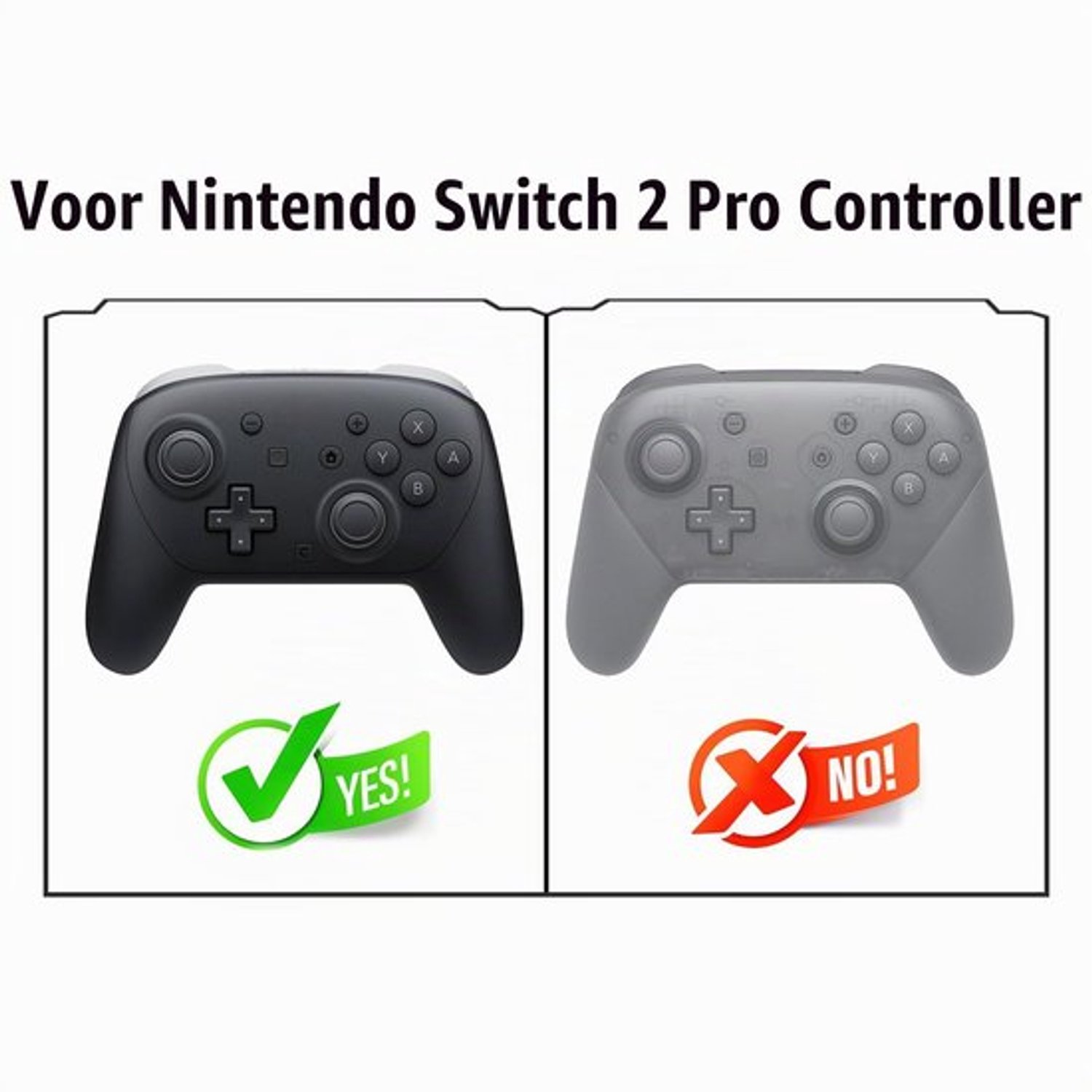 Behuizing voor Switch 2 Pro Controller, Voor- en Achtercover met Analoge Joystick en Vervangingsknoppen voor Controller- Cola Rood – foto 6