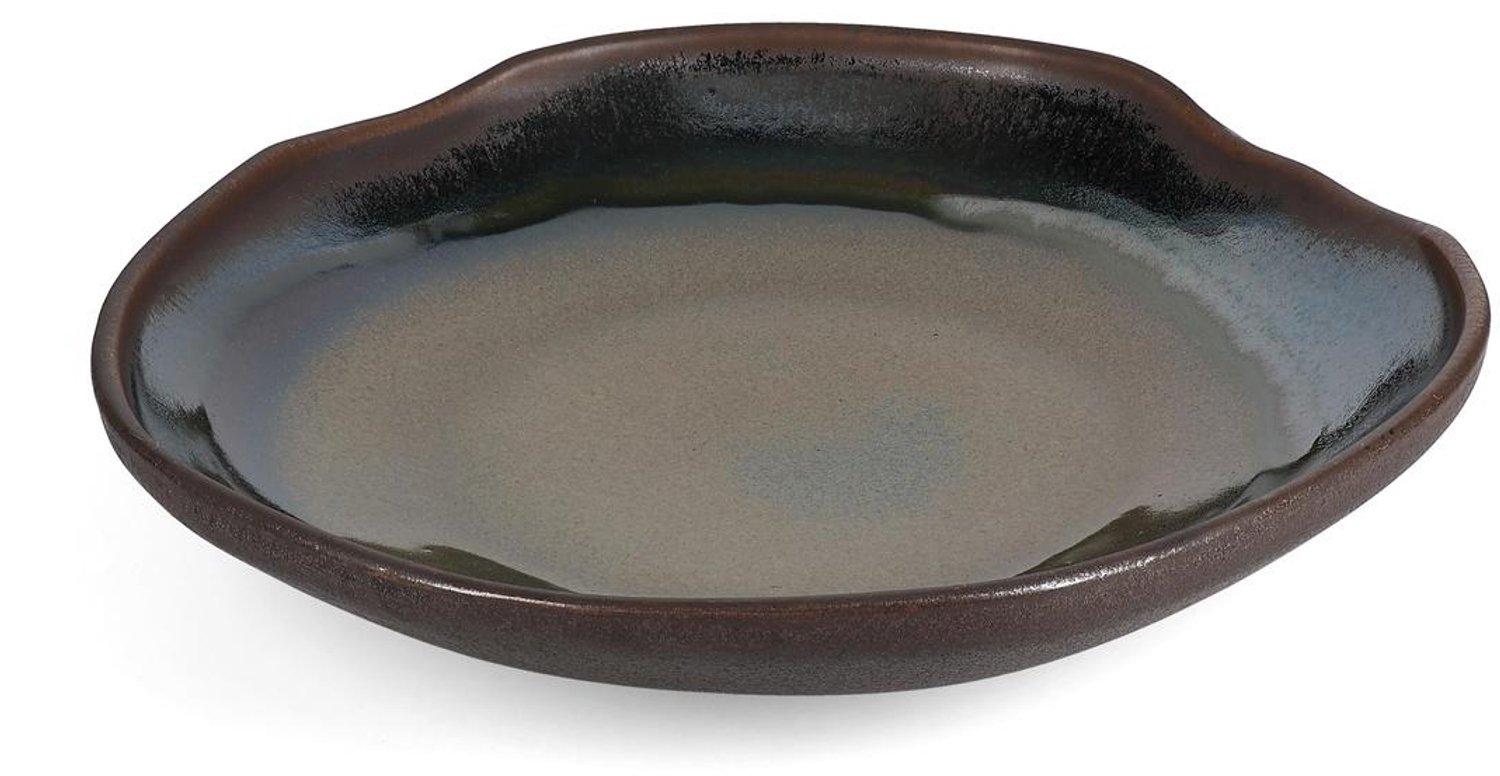 Fameilleur serveerschaal 31,5xH6cm abyss Rocha set van 2 - porseleinen schaal om te serveren en delen, voor salades, bijgerechten, fruit en hapjes, vaatwasser- en magnetronbestendig, voedselveilig, servies voor thuis, restaurant en horeca